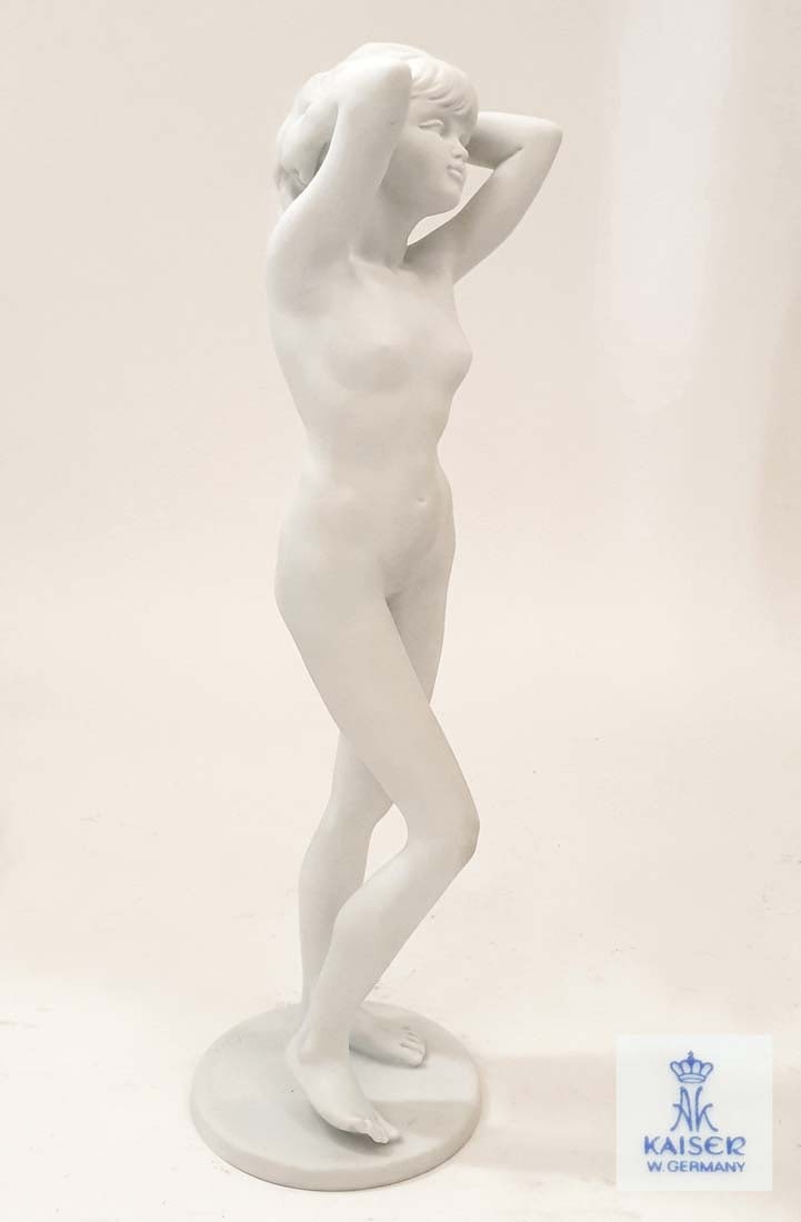 Nude Standing, German Kaiser Porcelain Figurine, Signed (1 of 10)