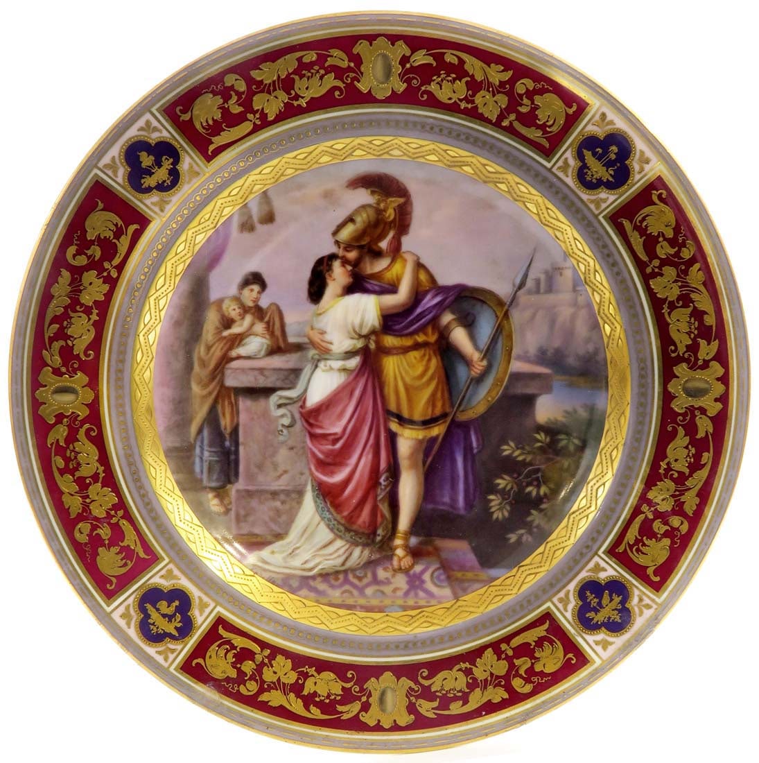 19th C. Royal Vienna Decorative Cabinet Plate (1 of 2)