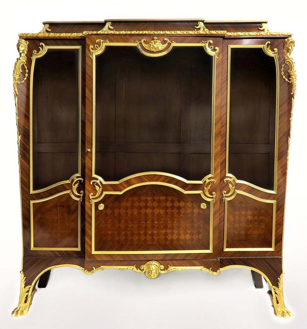 A Gouverneur Bronze Mounted Kingwood Vitrine Cabinet - 2