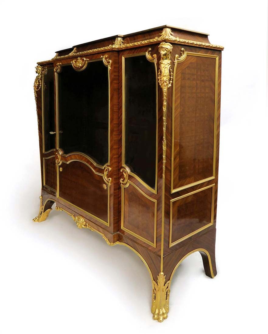 A Gouverneur Bronze Mounted Kingwood Vitrine Cabinet - 3