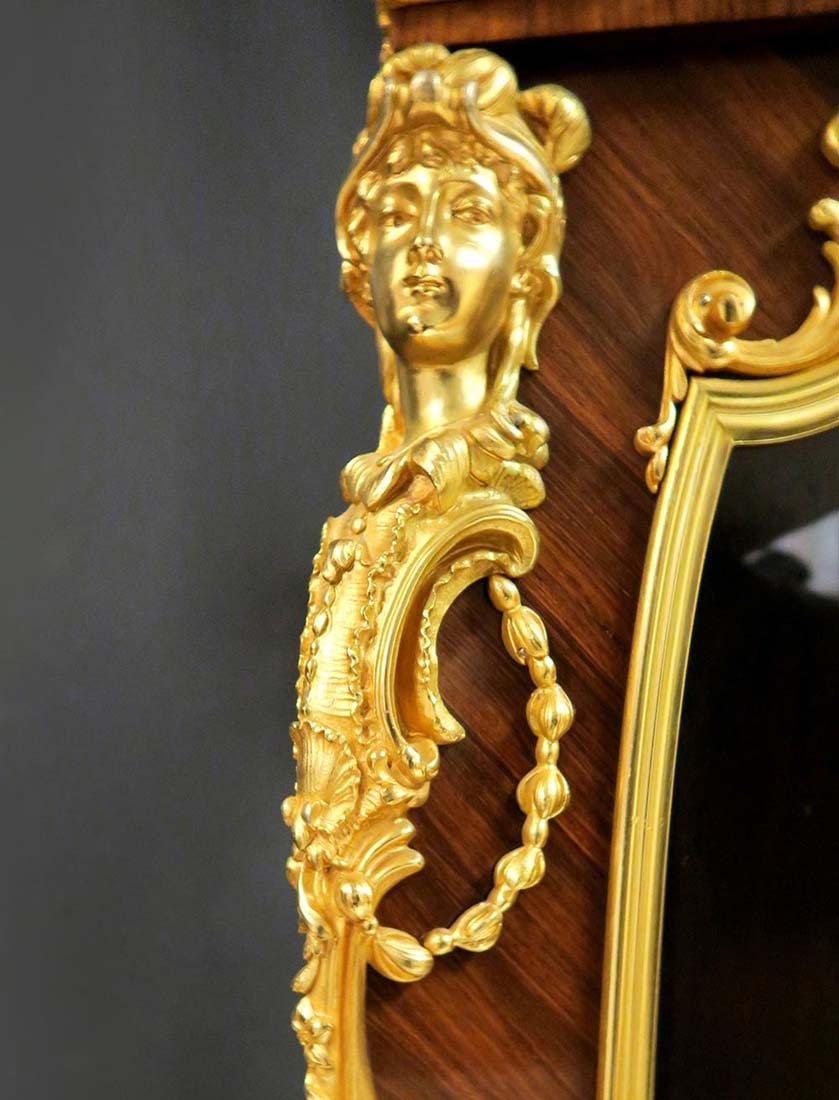 A Gouverneur Bronze Mounted Kingwood Vitrine Cabinet - 5