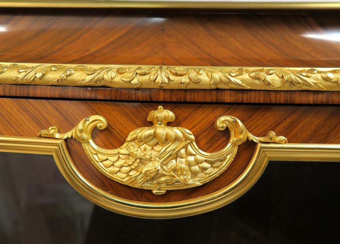 A Gouverneur Bronze Mounted Kingwood Vitrine Cabinet - 7