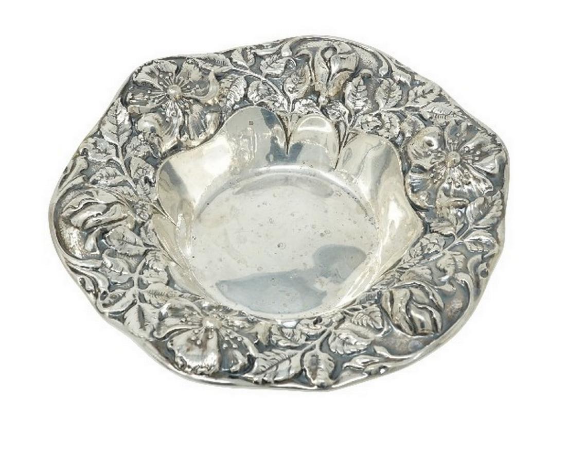 Gorham Sterling "Poppy" Circular Bowl (1 of 2)