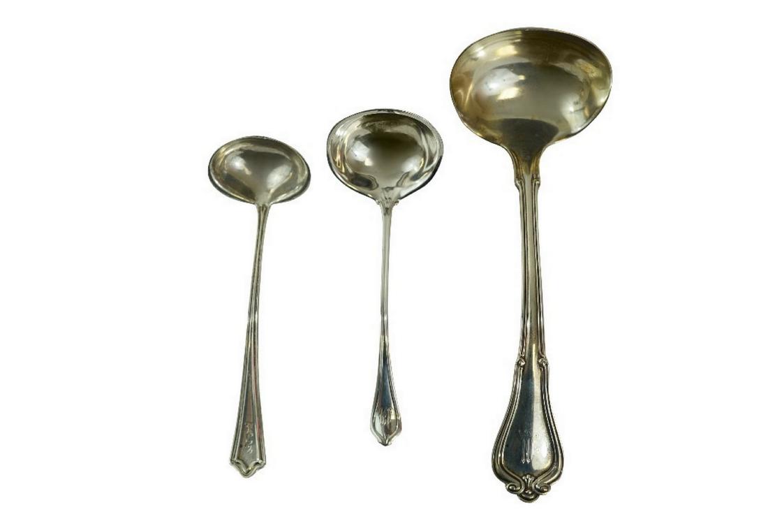 Three Sterling Ladles (1 of 4)