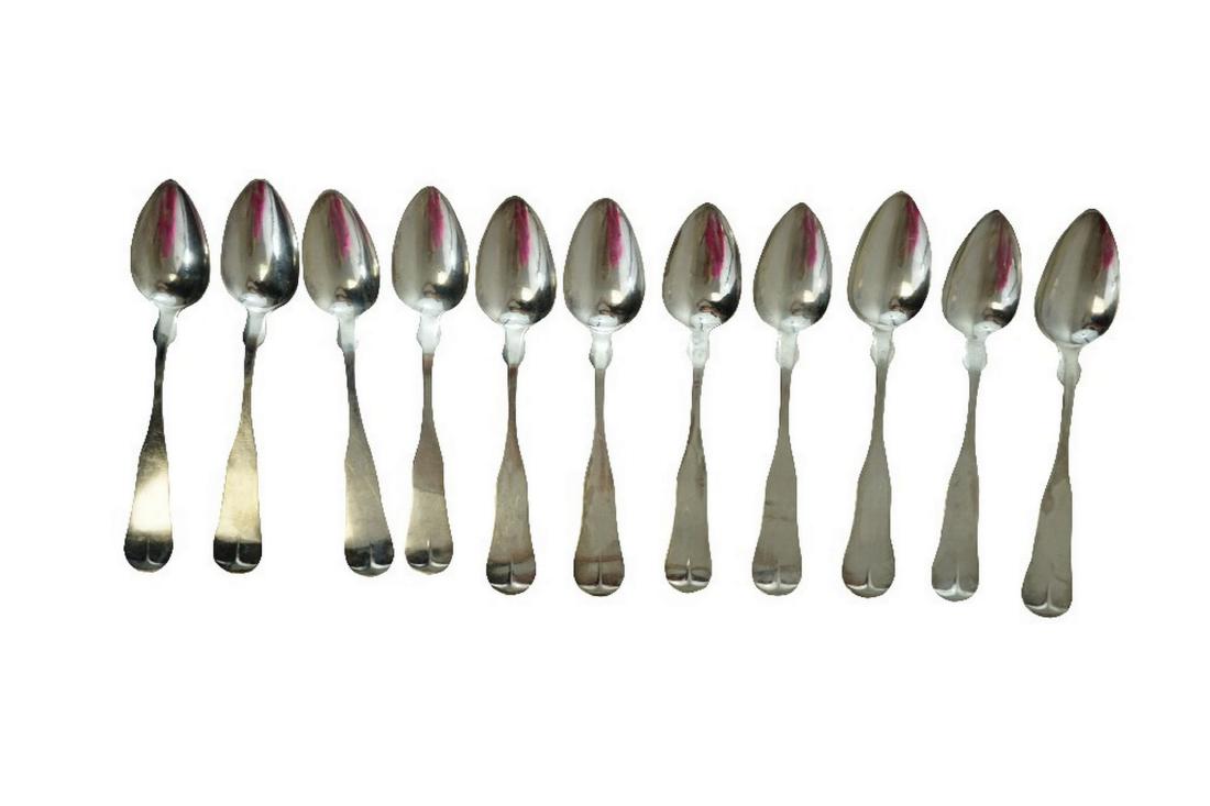 G. W. Drew & Co.(New Hampshire) Coin Silver Teaspoons (1 of 2)