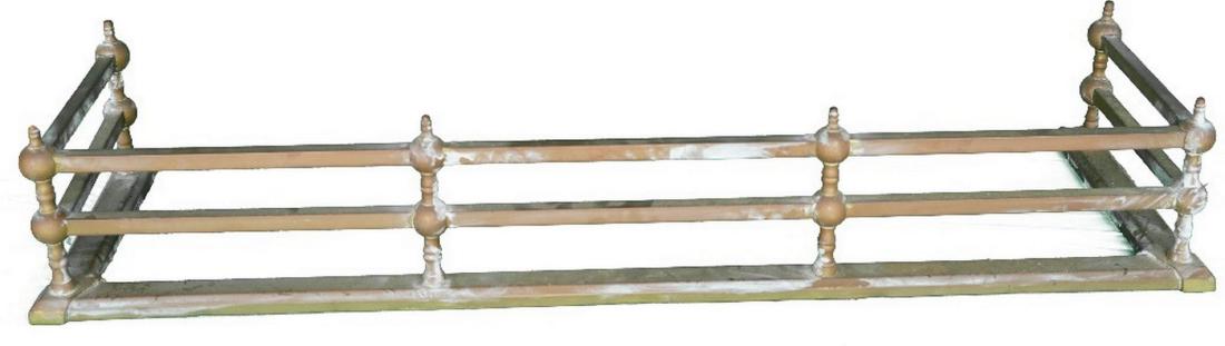 Brass Figural Fire Fender (1 of 1)