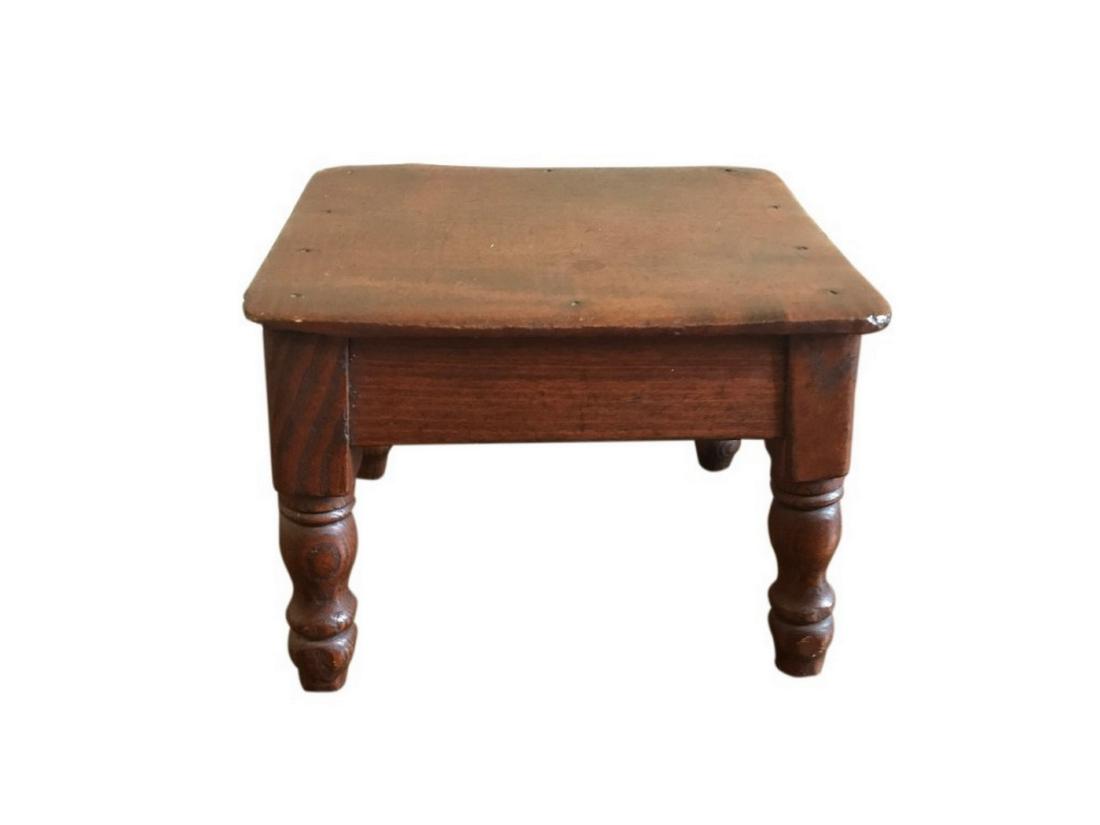 Child's Walnut Bench/ Stool (1 of 1)