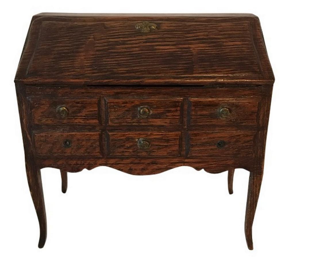 Miniature Louis XV Style French Fall Front Desk (1 of 2)