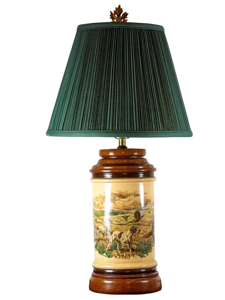 Lamp with Hunting Dog Image Oct 26, 2019 Childress Gaffney Auctions