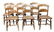 Set of Sheraton Style Side Chairs with Cane Seats [6