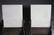 A Pair of Chinese white jade table screens