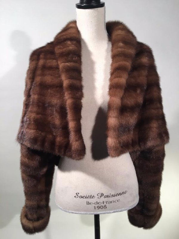 Lunaraine Mink Bolero Jacket (1 of 9)