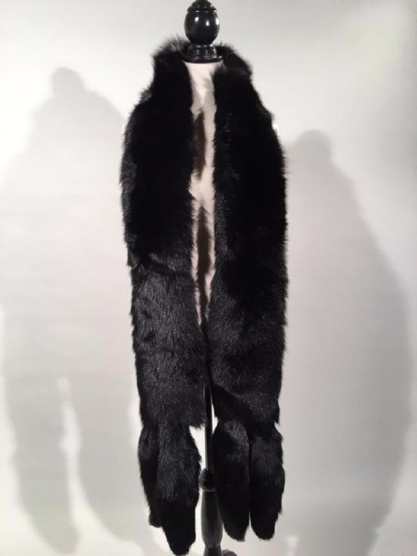 Black Fox "Shrug" Wrap (1 of 9)