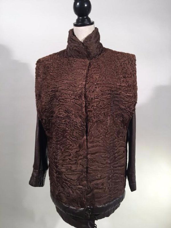 Persian Lamb And Leather Jacket With Vest (1 of 17)