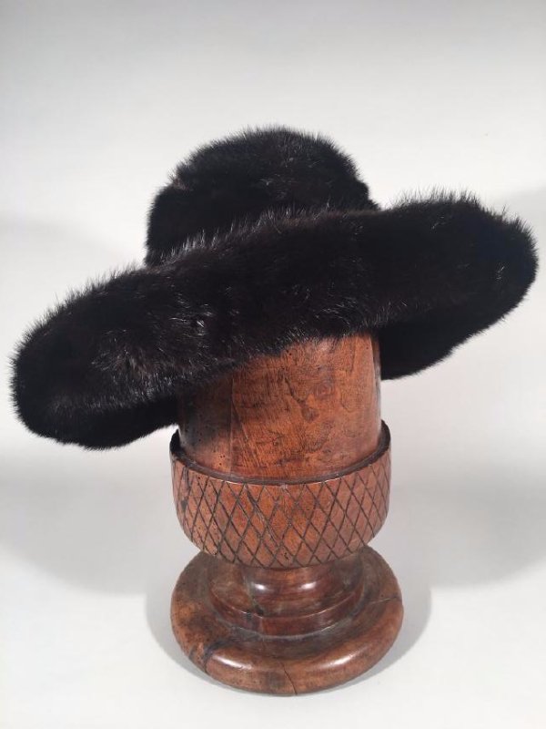 Ranch Mink Hat: Ranch Mink hat with large brim.