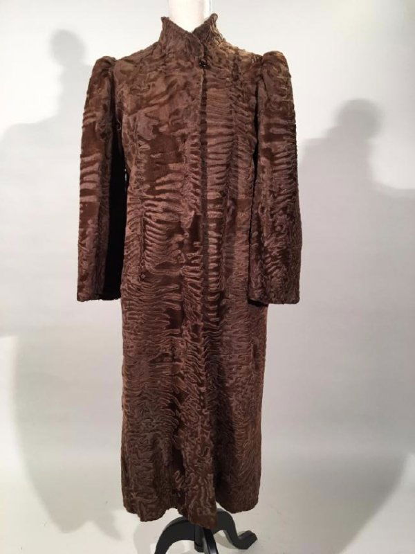 Brown Swakara Lamb Coat (1 of 11)