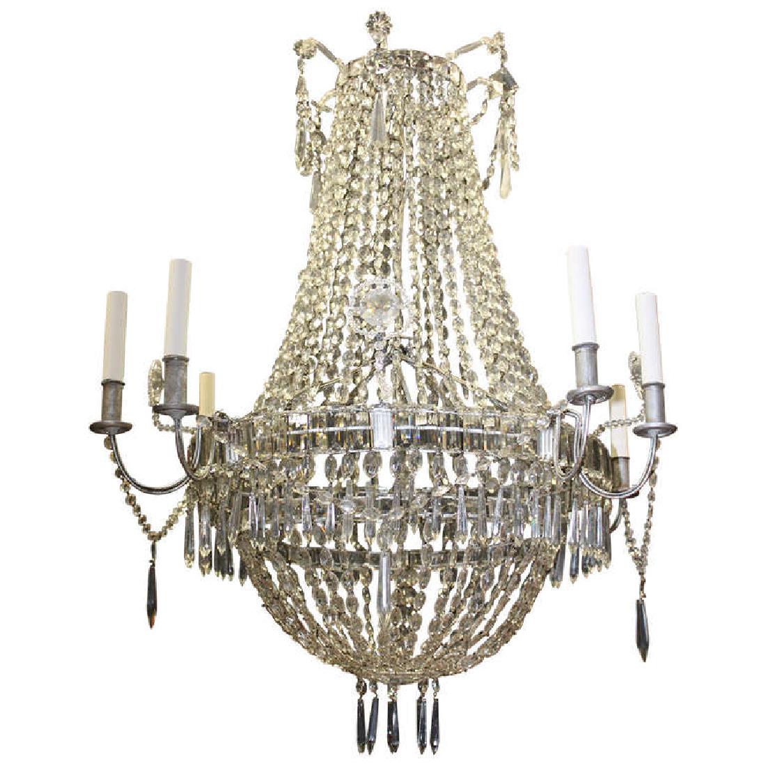 A French Louis XVI Crystal Chandelier (1 of 6)