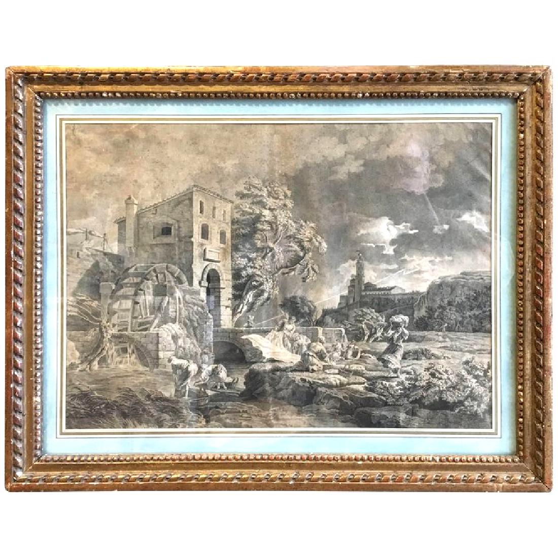 Louis XVI Period Copper Plate Engraving (1 of 6)