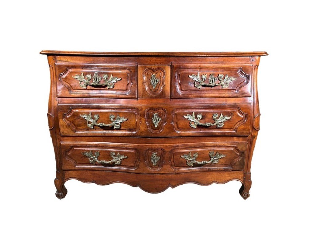 Fine Louis XV Bombe' Commode, 18th Century (1 of 13)