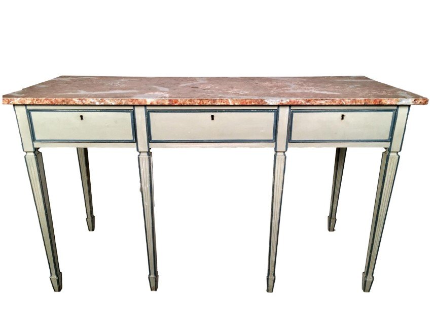 Louis XVI Style Painted Sideboard (1 of 5)