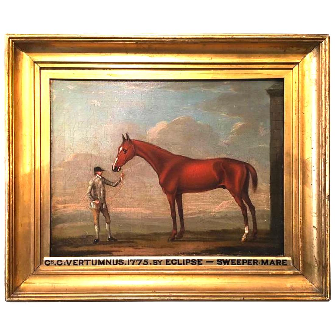 18th C. Horse Portrait, "Vertumnus" By Sartorius (1 of 8)