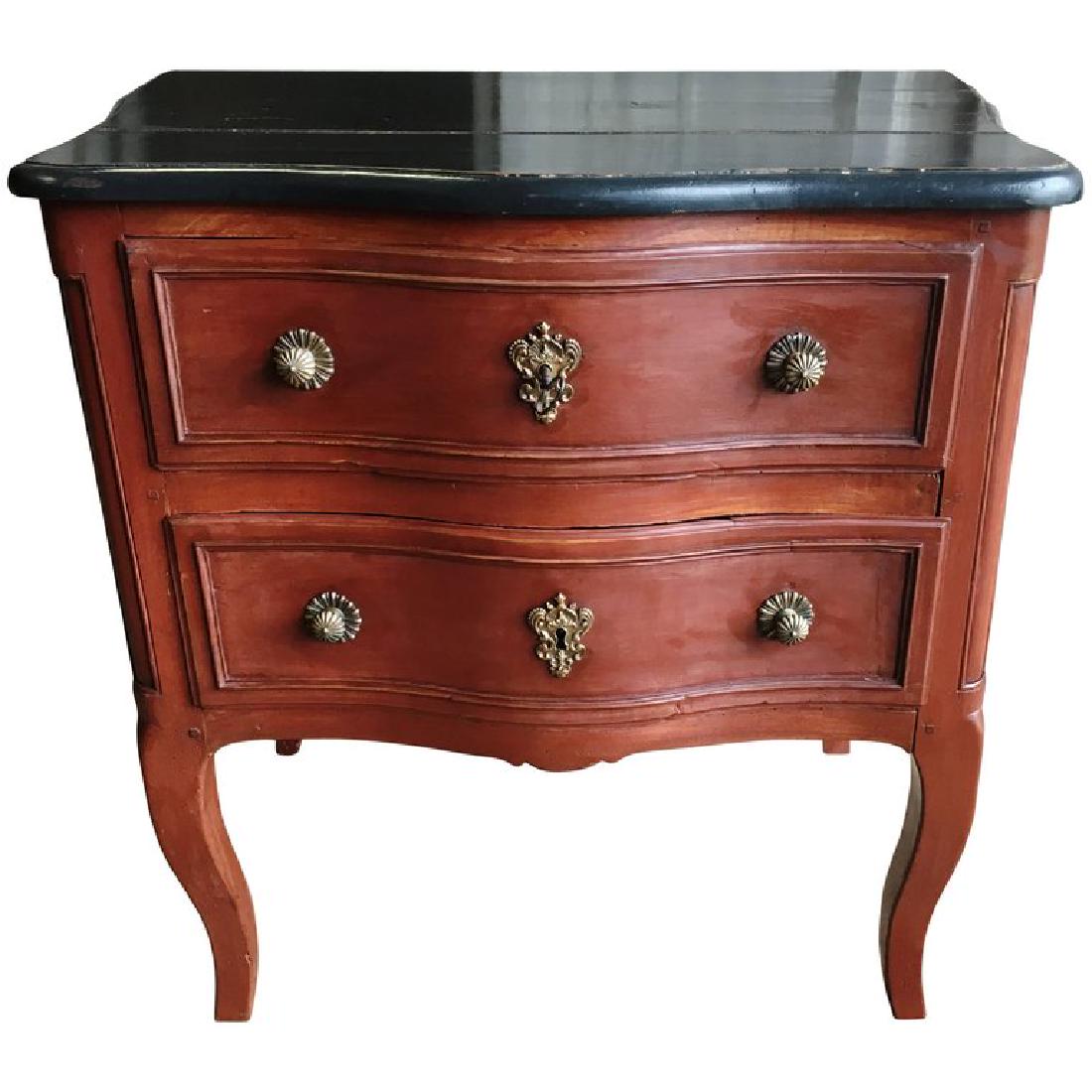18th Century French 2-Drawer Commode (1 of 10)