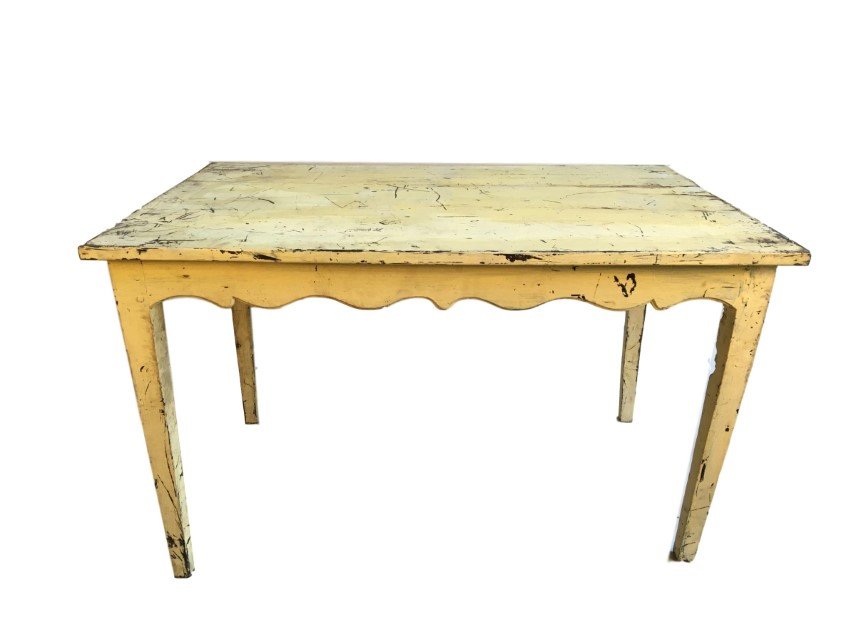 French Painted Work Table, 19th C. (1 of 6)