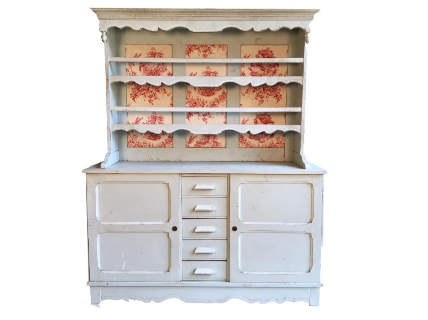 French Country Breakfront Cabinet, 19th C. (1 of 6)