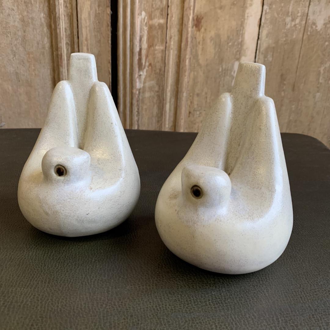 Pair Of Ceramic Dove Bookends (1 of 7)