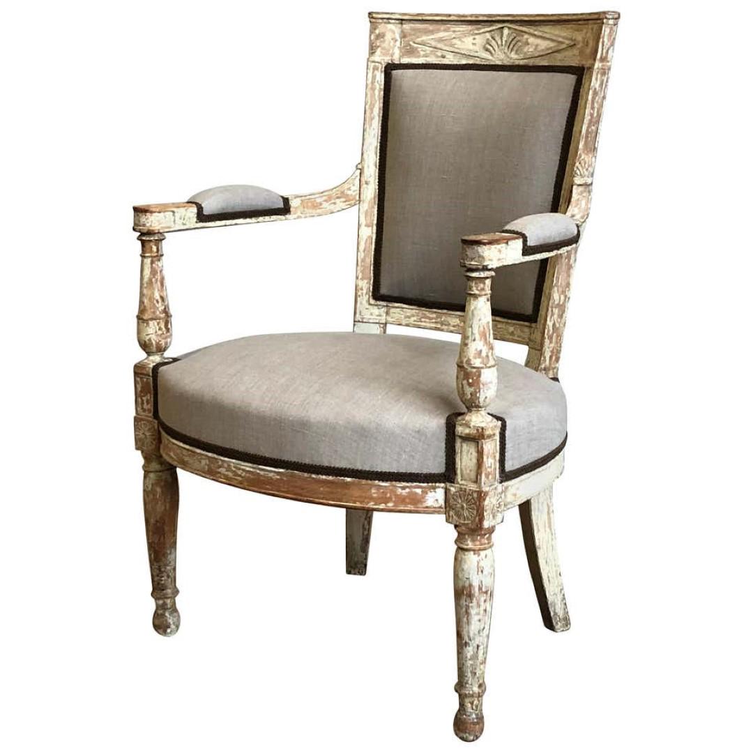 French Directoire Period Armchair, circa 1800 (1 of 11)