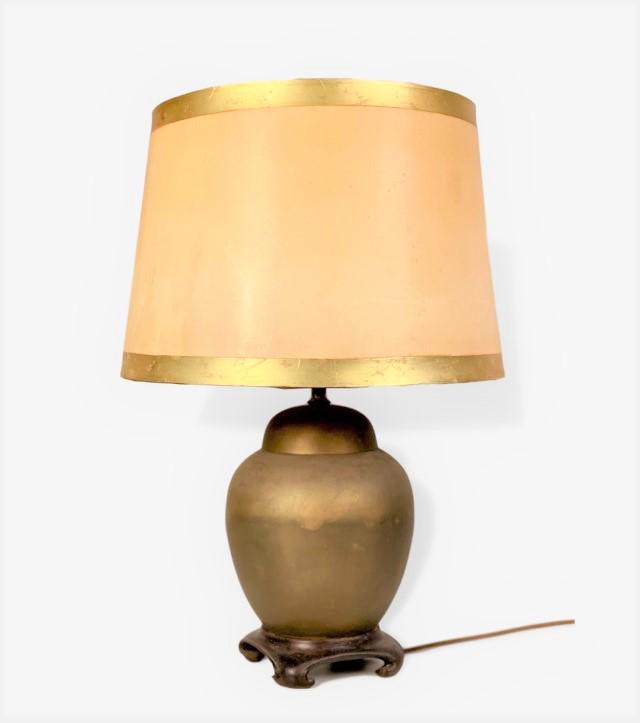 Brass Urn-form Table Lamp (1 of 4)