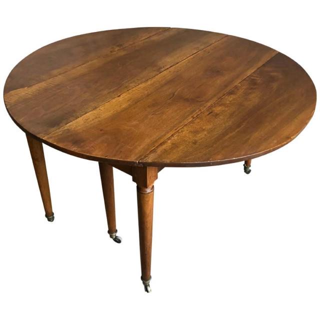 Directoire Period Drop Leaf Dining Table, circa 1800 (1 of 6)
