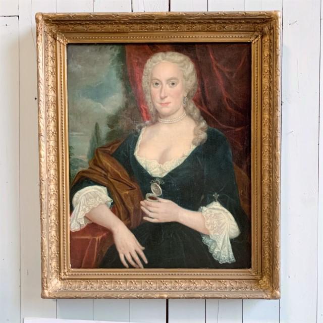 Portrait of a Lady, William Hoare (attr) (1 of 10)