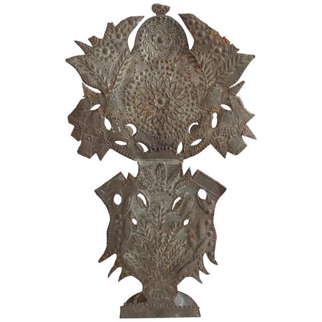 French Tole Altar Decoration Lamp (1 of 7)