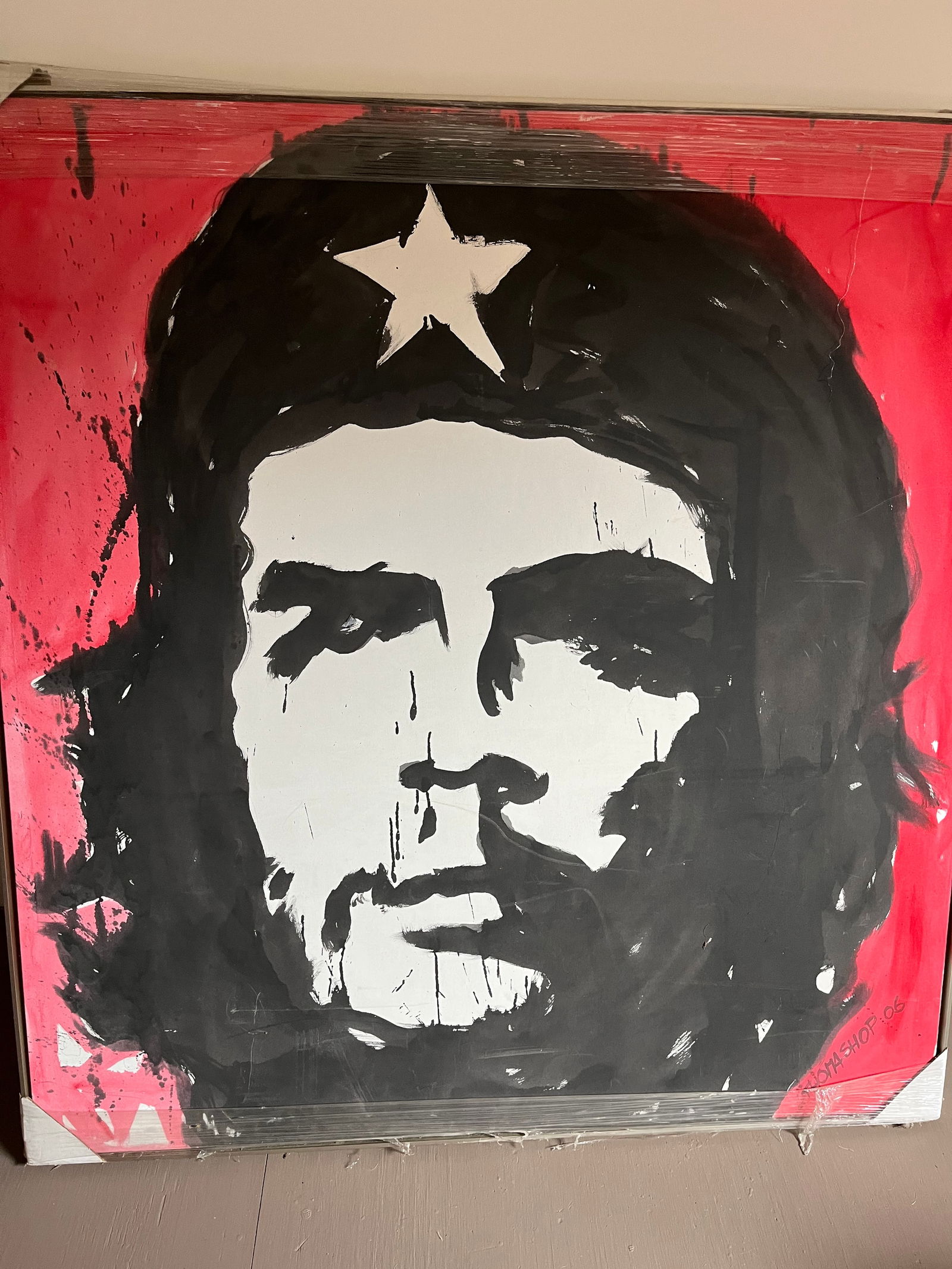 Large Pop Art Painting, "Che", by Thomashop (1 of 4)