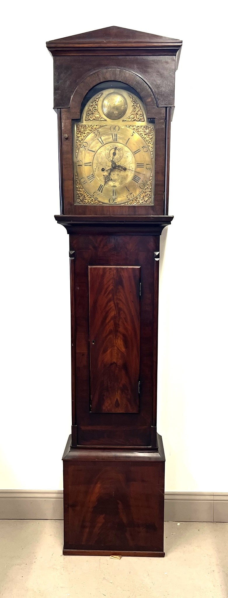 English Tall Case Clock, signed Gavin Skeoch (1 of 11)