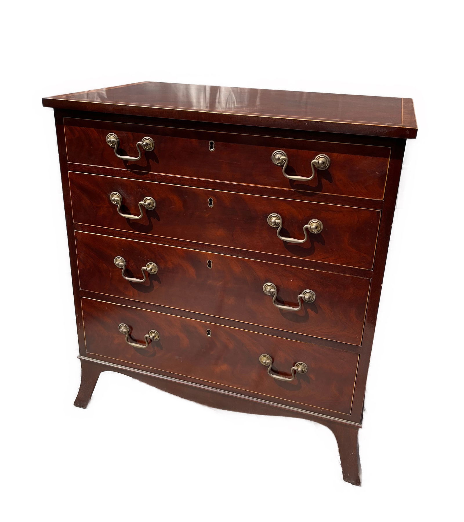 English Style Small Chest of Drawers (1 of 6)