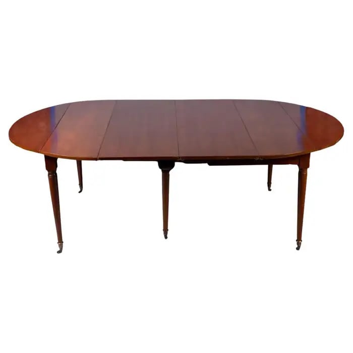 French Directoire Oval Dining Table, C. 1800. (1 of 7)