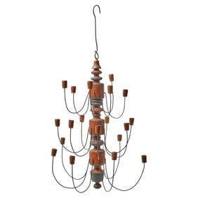Folk Art Chandelier