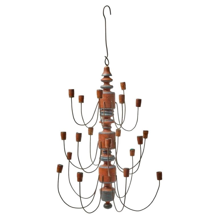 Folk Art Chandelier (1 of 5)