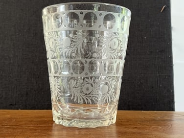 Cut Glass Regency Vase