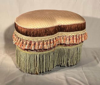 Heart-Shaped Victorian Ottoman