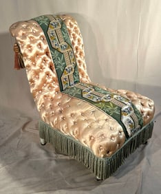Upholstered Slipper Chair