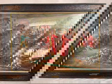 O/C Hunt Scene, J.A. MAHLTE