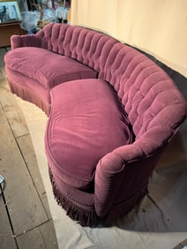Curved 2-Piece Sectional Sofa