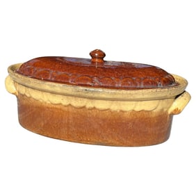 Brown Glazed Tureen, French 19th Century