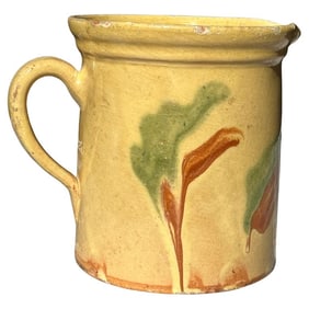 French Jaspe' Pitcher, 19th Century