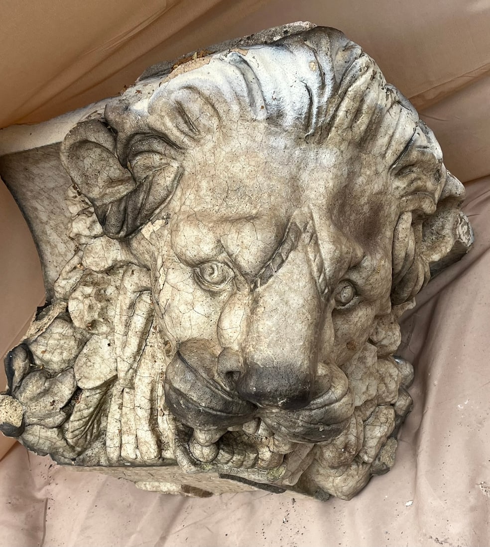 Architectural Element, Lion's Head (1 of 5)