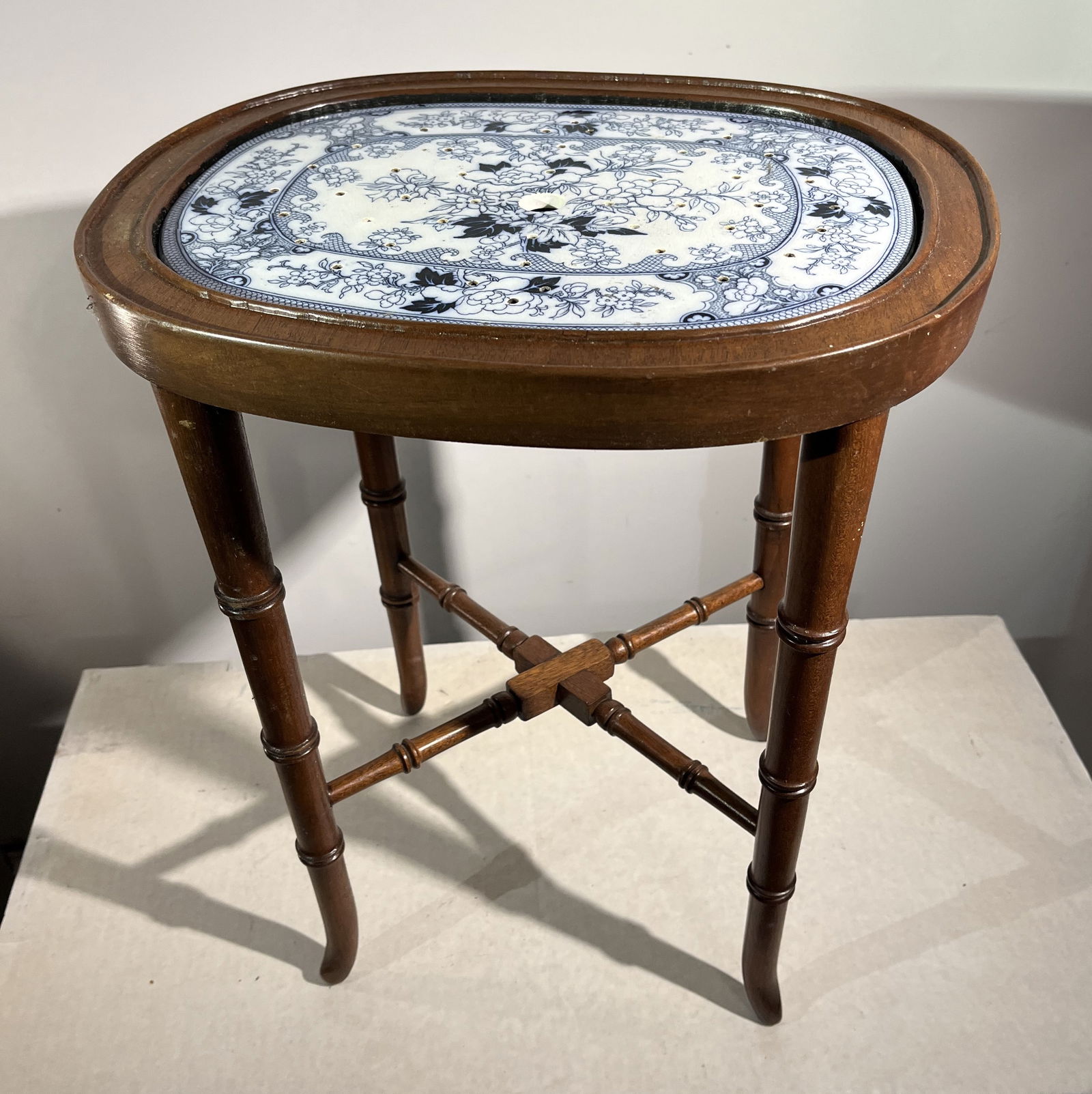 Wedgewood Porcelain Inset Side Table (1 of 6)