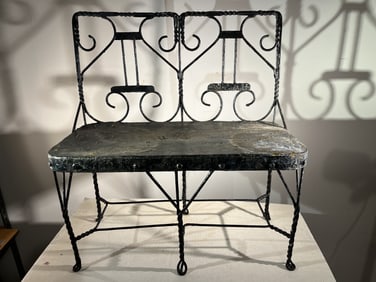 Child's Bent-Wire Bench